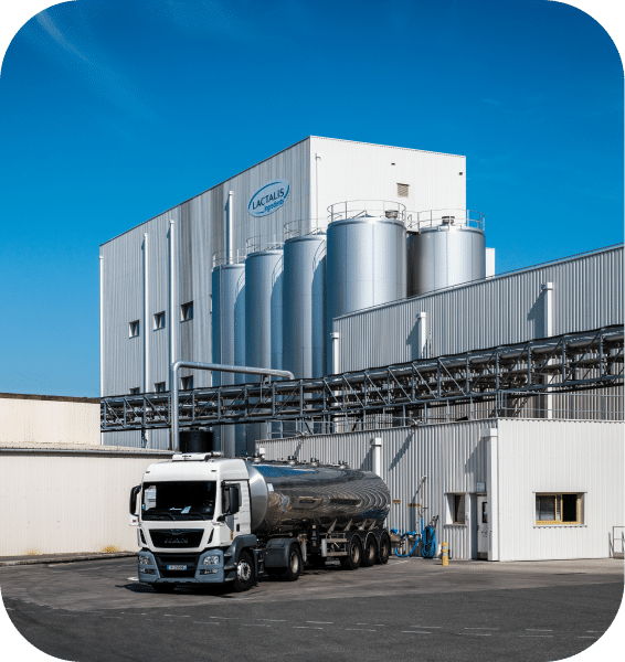 Lactose production site