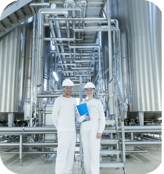 Lactose production site